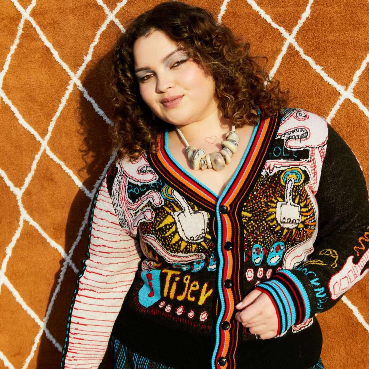 WAH-WAH Tiger Yaltangki Cardigan