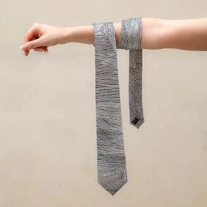One of Twelve Untitled Tie by Warlimpirrgna Tjapaltjarri