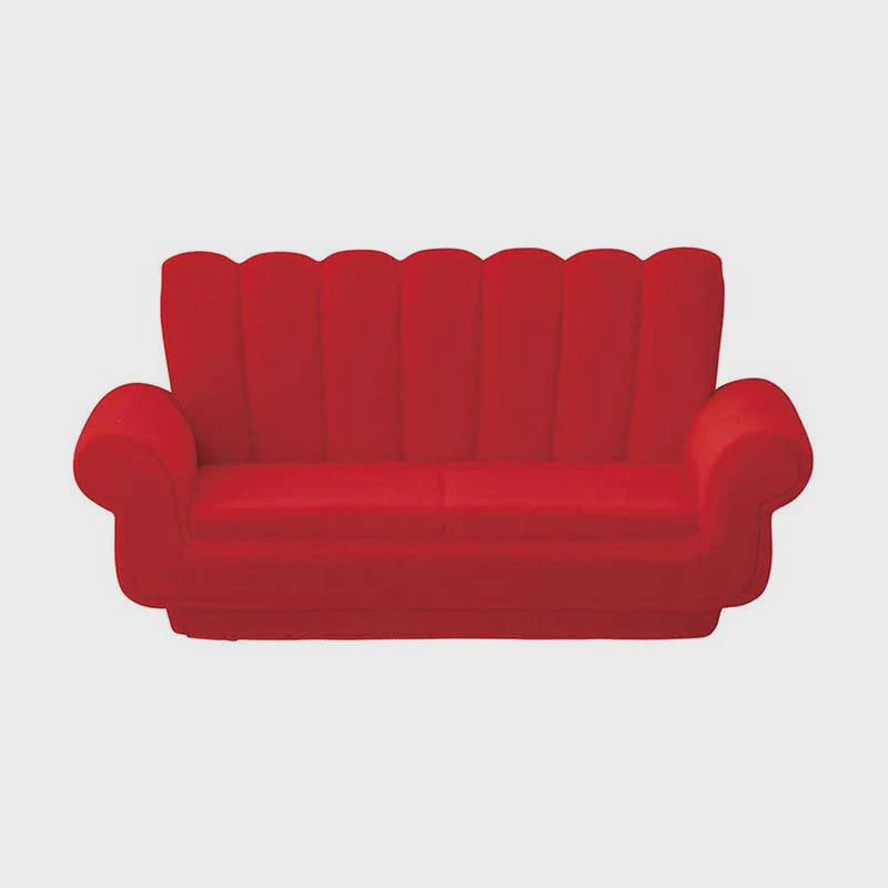 Decole Fluffy Red Sofa