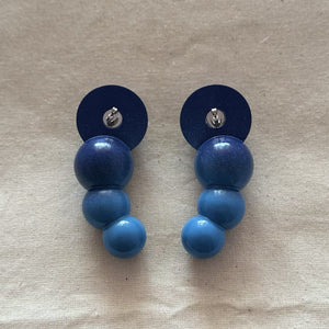 Grace Scharf Design BuBu Earrings 001 - Blue