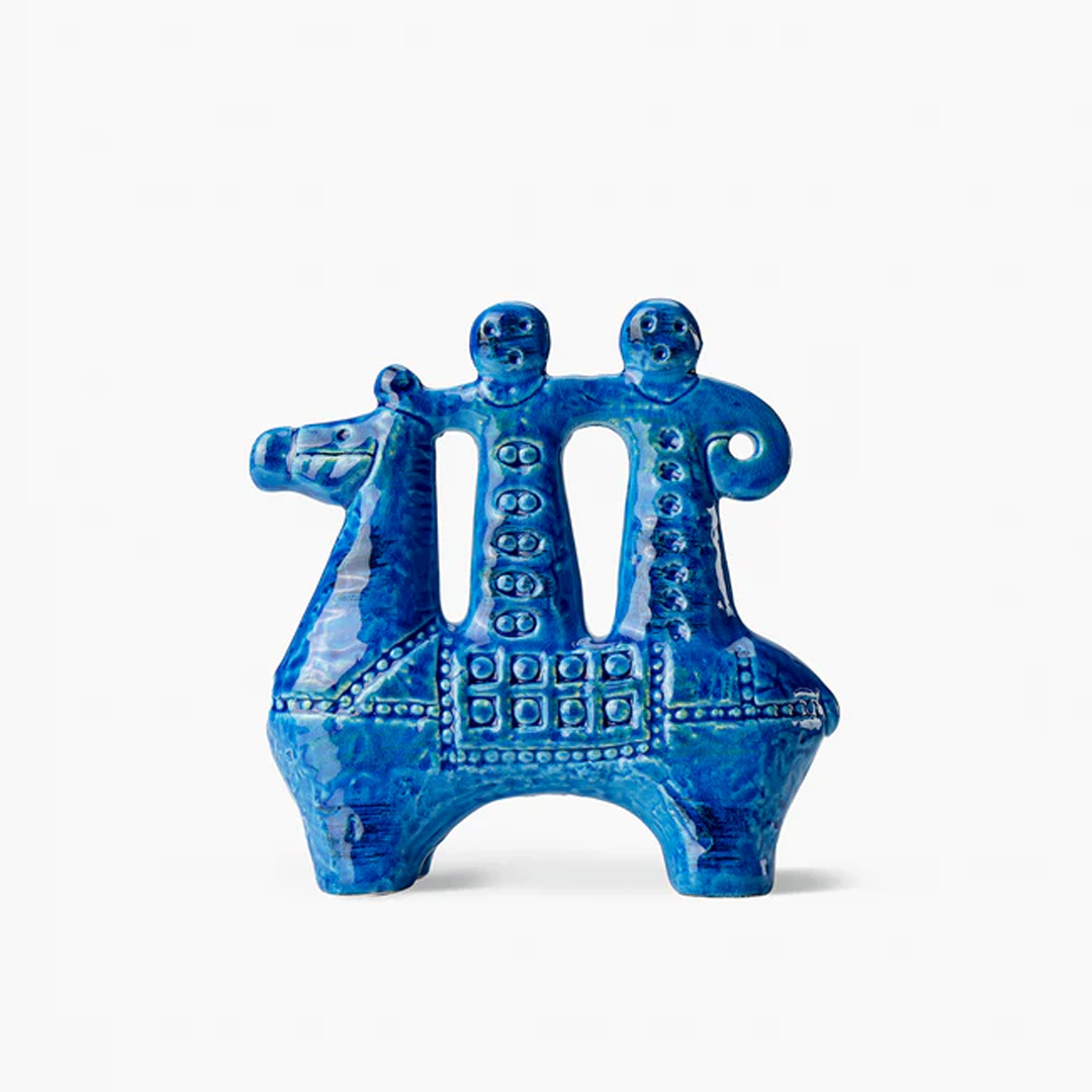 Bitossi Figura Cavallerizzo (Horse Rider) Figure