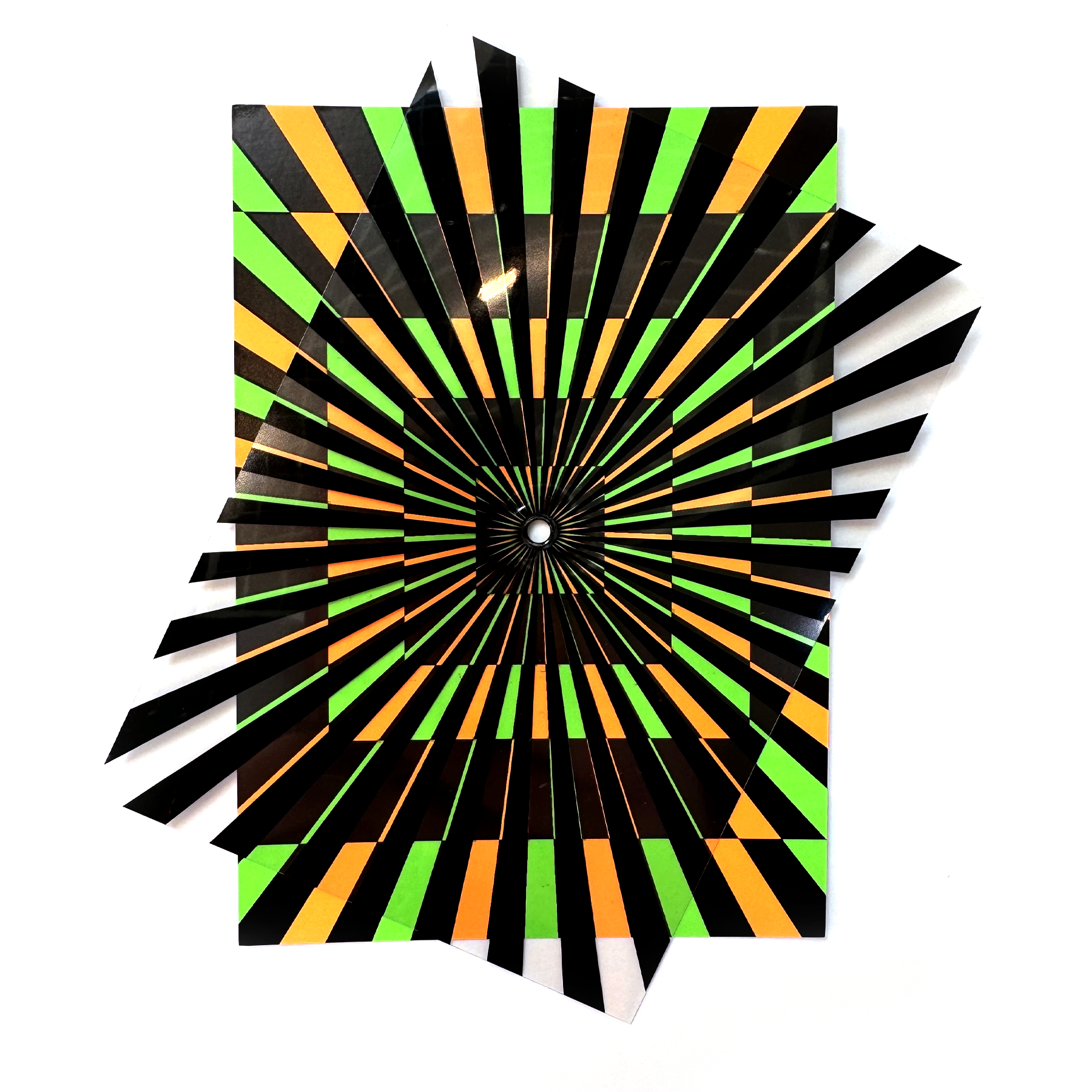 Miracle Card - Turning Card 1668 (Orange & Green)
