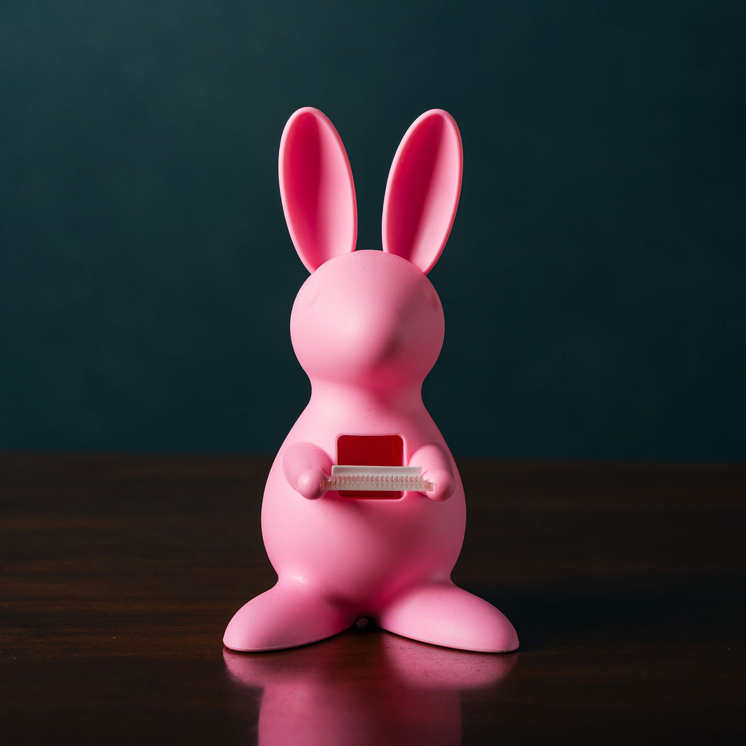 Qualy Desk Bunny Tape Dispenser - Pink