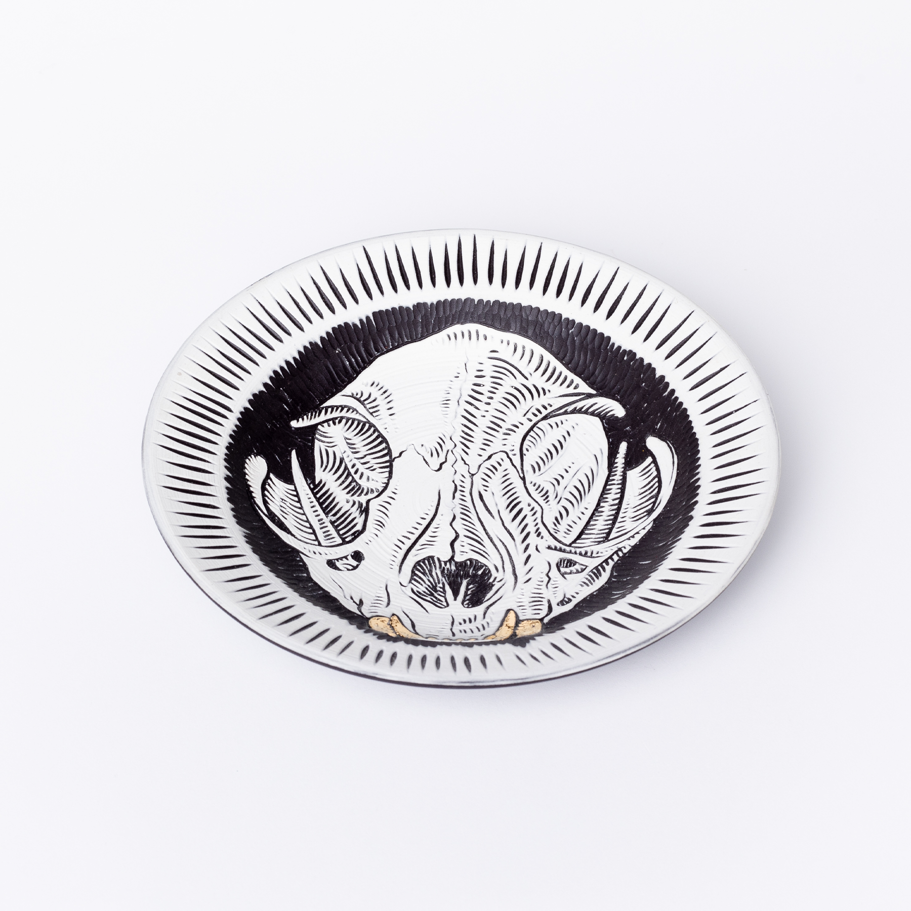 Cat Conner Ceramics - Cat Skull Plate