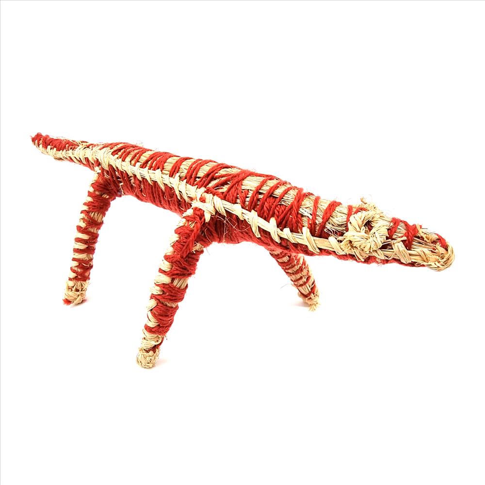 Tjanpi Tinka (Lizard) Sculpture by Dorcas Tinnimai Bennett