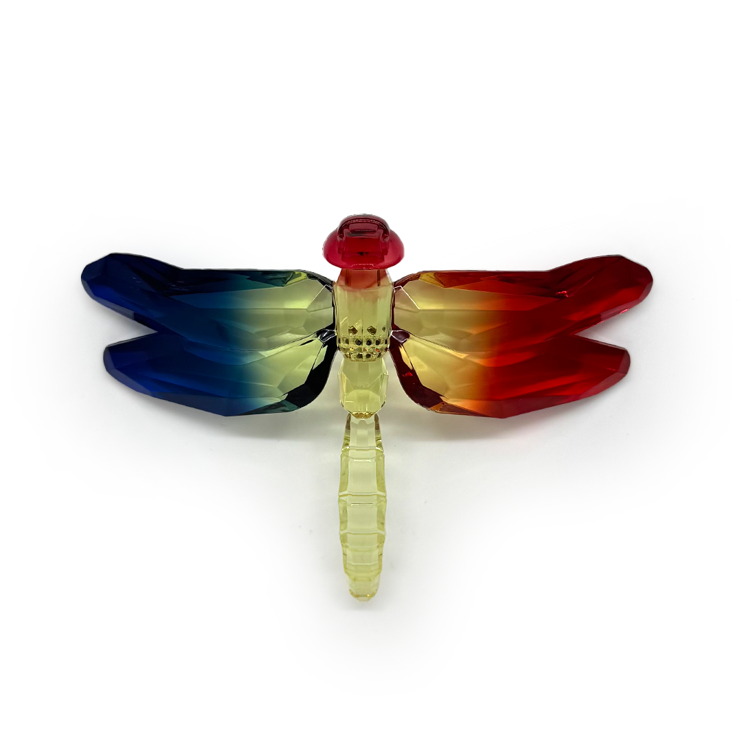 Claren Acrylic Dragonfly -  Rainbow