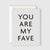 Father Rabbit Card - You Are My Fave