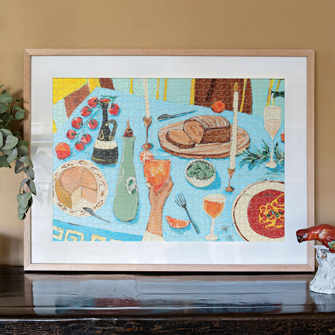 Journey of Something 1000 Piece Puzzle - Feast on the Sunlit Terrace