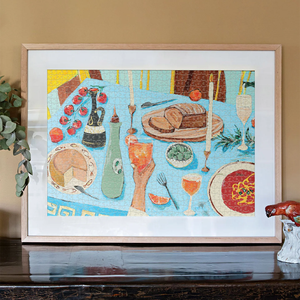 Journey of Something 1000 Piece Puzzle - Feast on the Sunlit Terrace