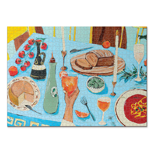 Journey of Something 1000 Piece Puzzle - Feast on the Sunlit Terrace