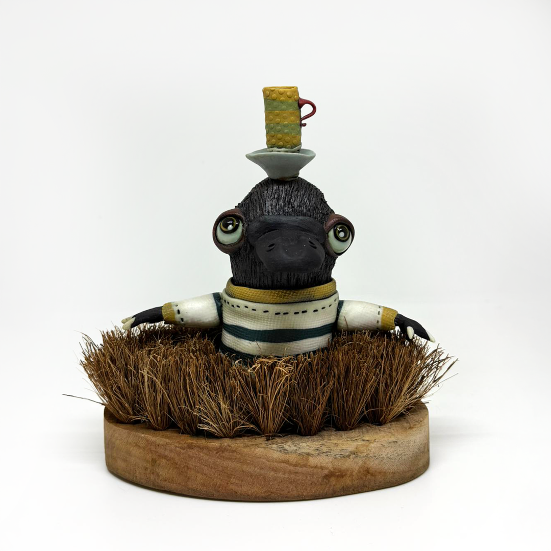 Fleur Schell Platypus in the Grass