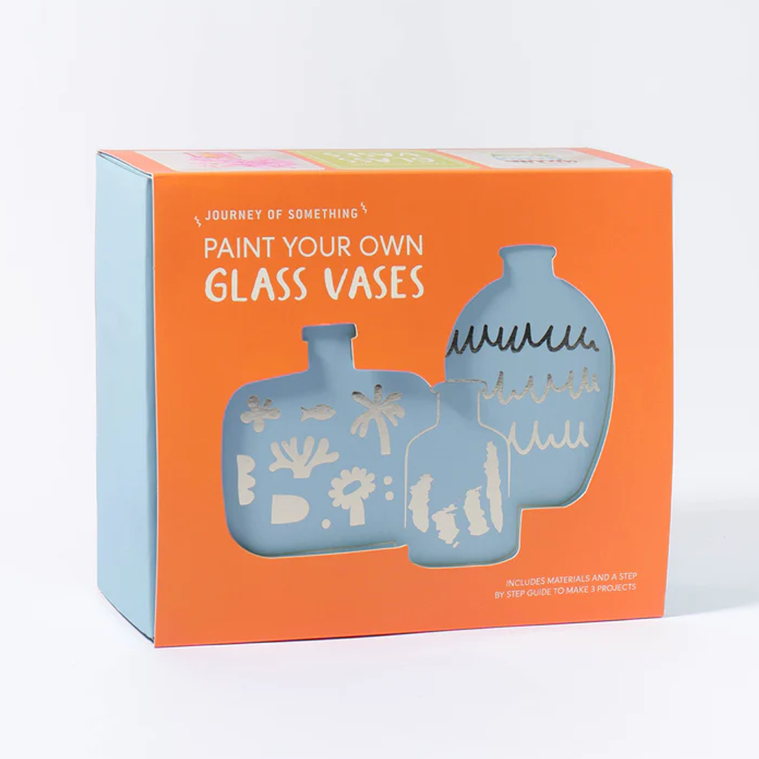Paint Your Own Glass Vases - Glass Painting Kit
