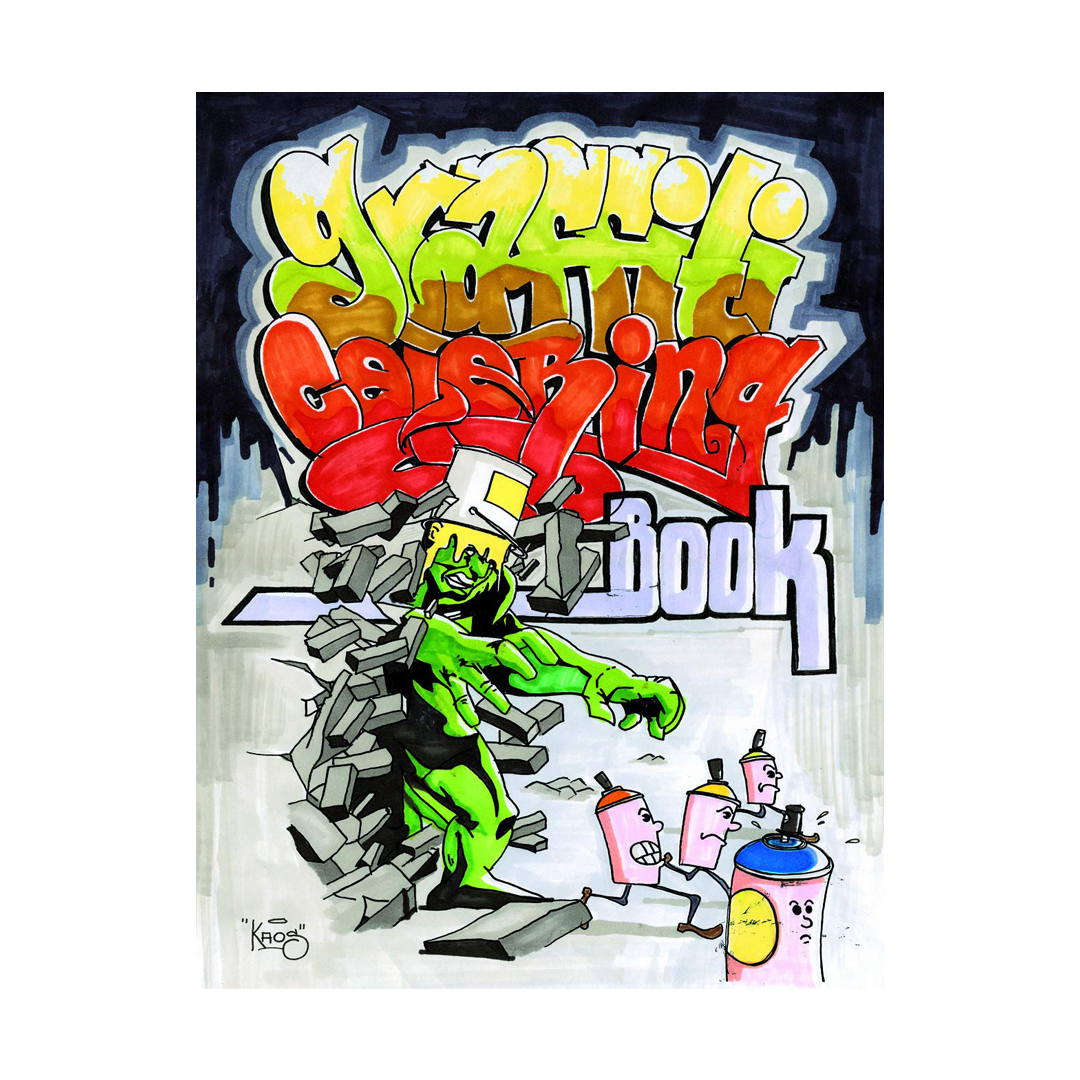 Graffiti Coloring Book by Uzi