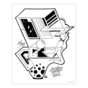 Graffiti Style Colouring Book