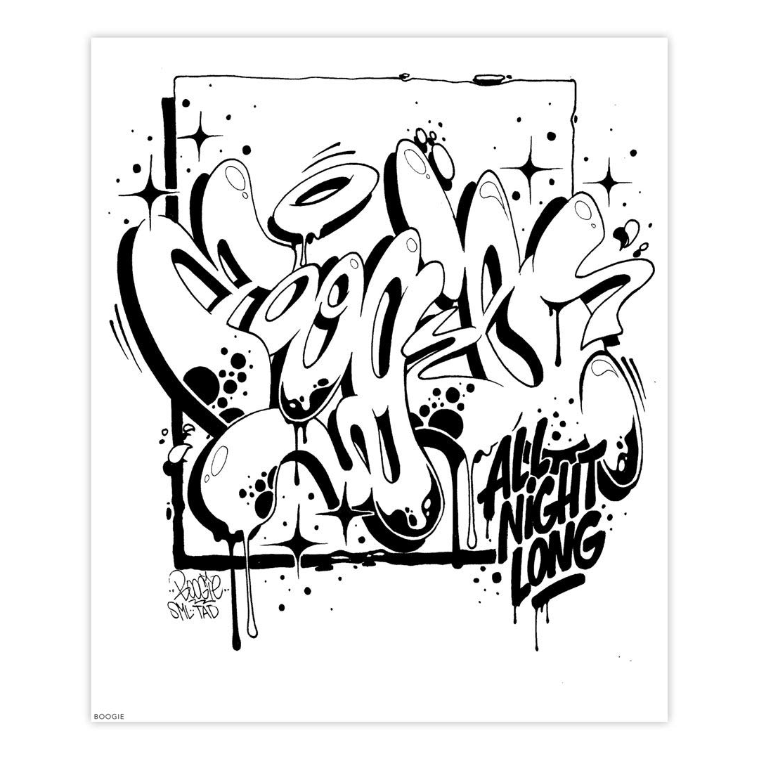 Graffiti Style Colouring Book