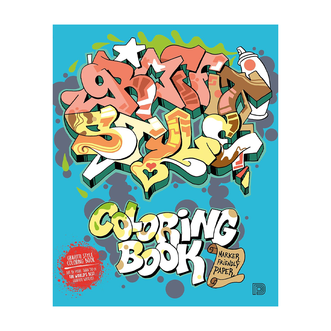 Graffiti Style Colouring Book
