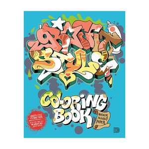 Graffiti Style Colouring Book