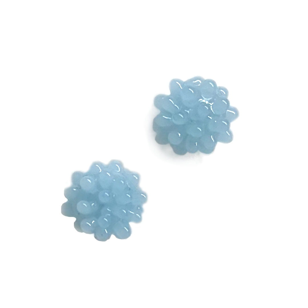 Henschke Jewellery Upsy Knobbly Stud - Light Blue