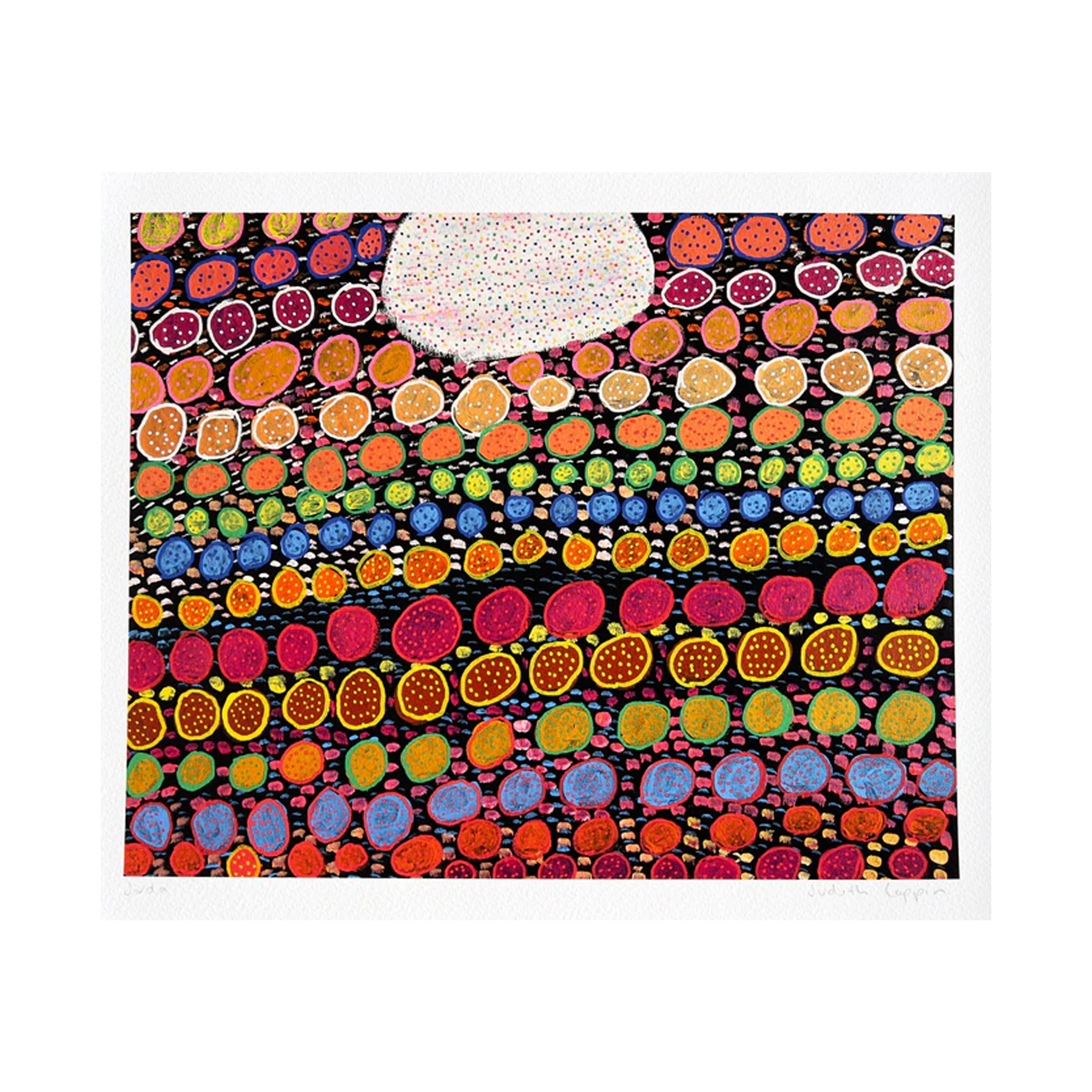 Juluwarlu Group Print Jiirda (multicolour) by Judith Coppin