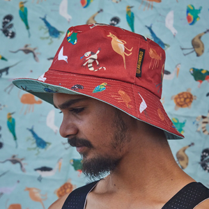 Juluwarlu Group Reversible Bucket Hat -Roebourne District High School