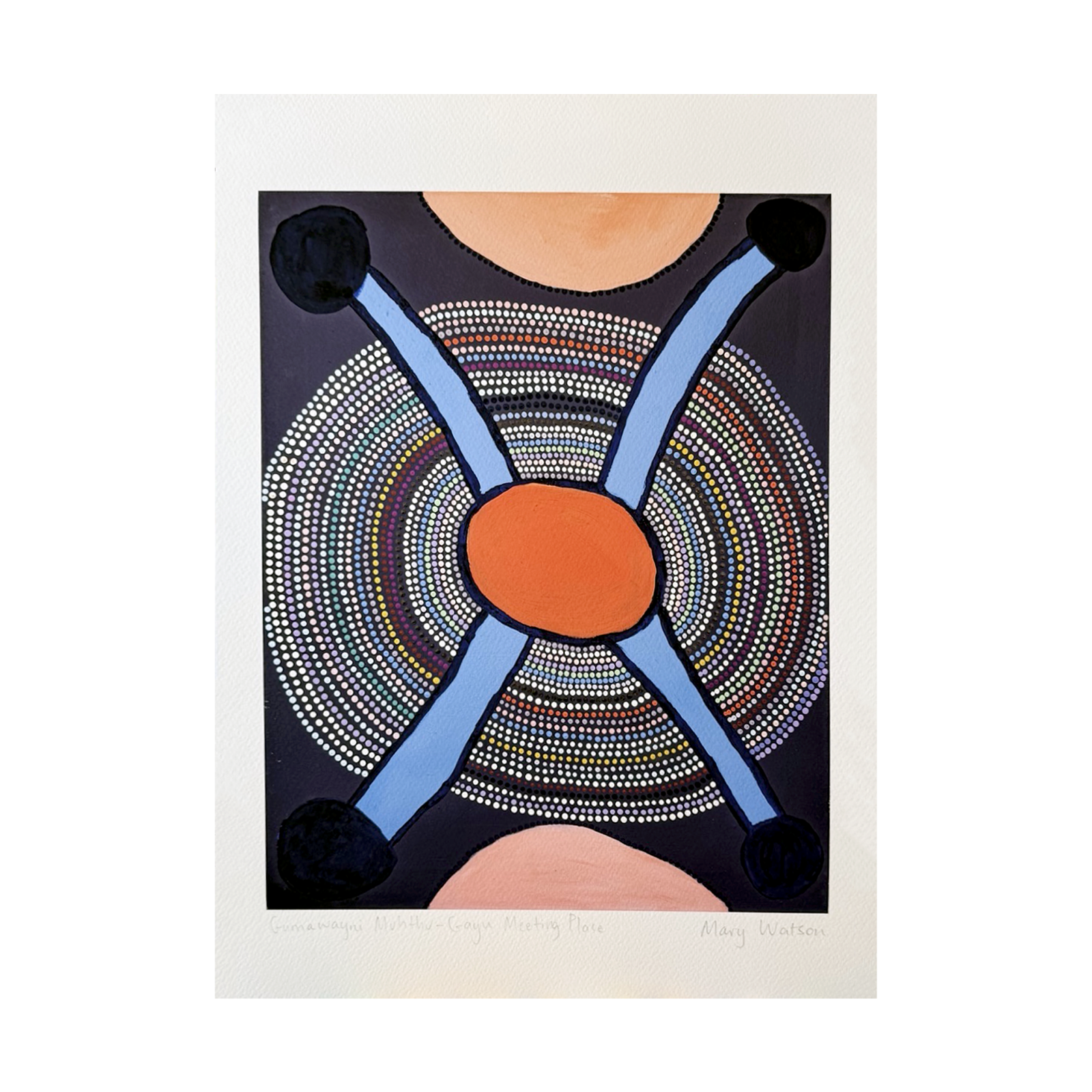 Juluwarlu Group Print Gumawayni Mathu by Mary Watson