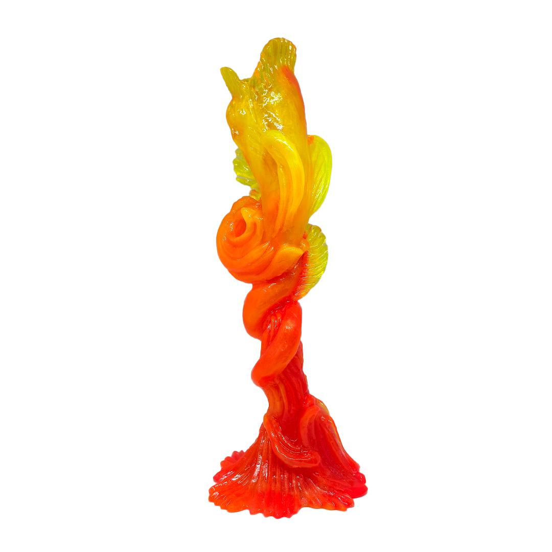 Kate Rohde Dolphin Bud Vase - Yellow/Orange