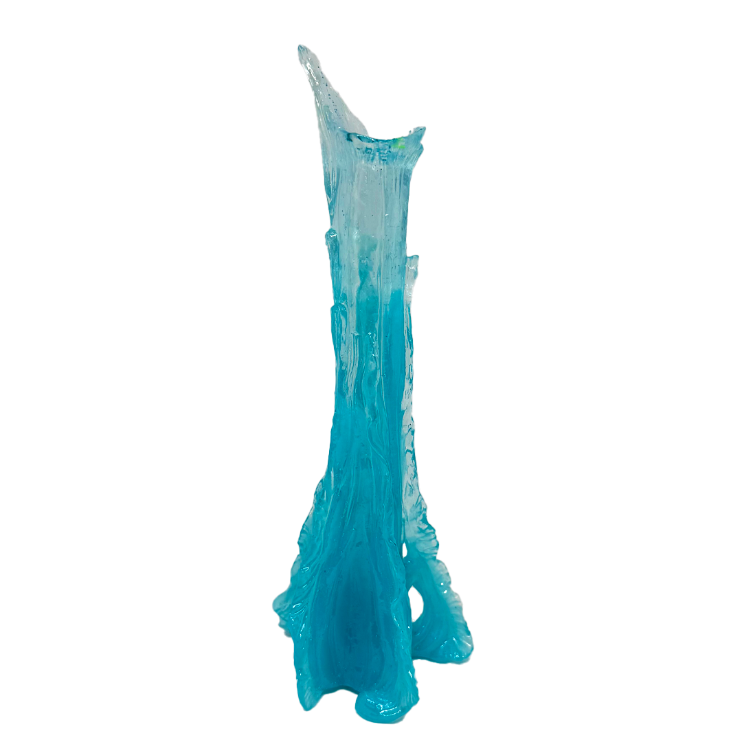 Kate Rohde Small Nouveau Bud Vase - Aqua