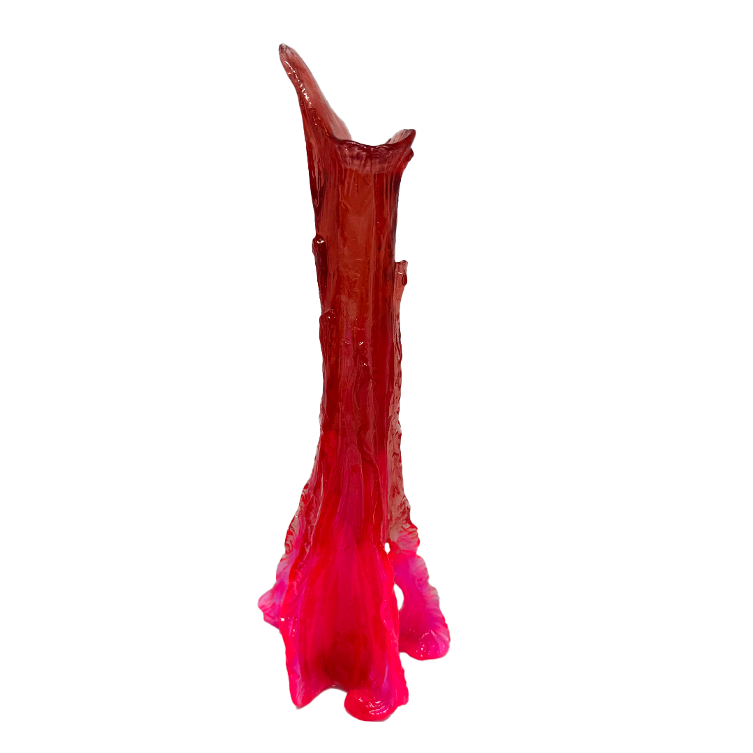 Kate Rohde Small Nouveau Bud Vase - Garnet
