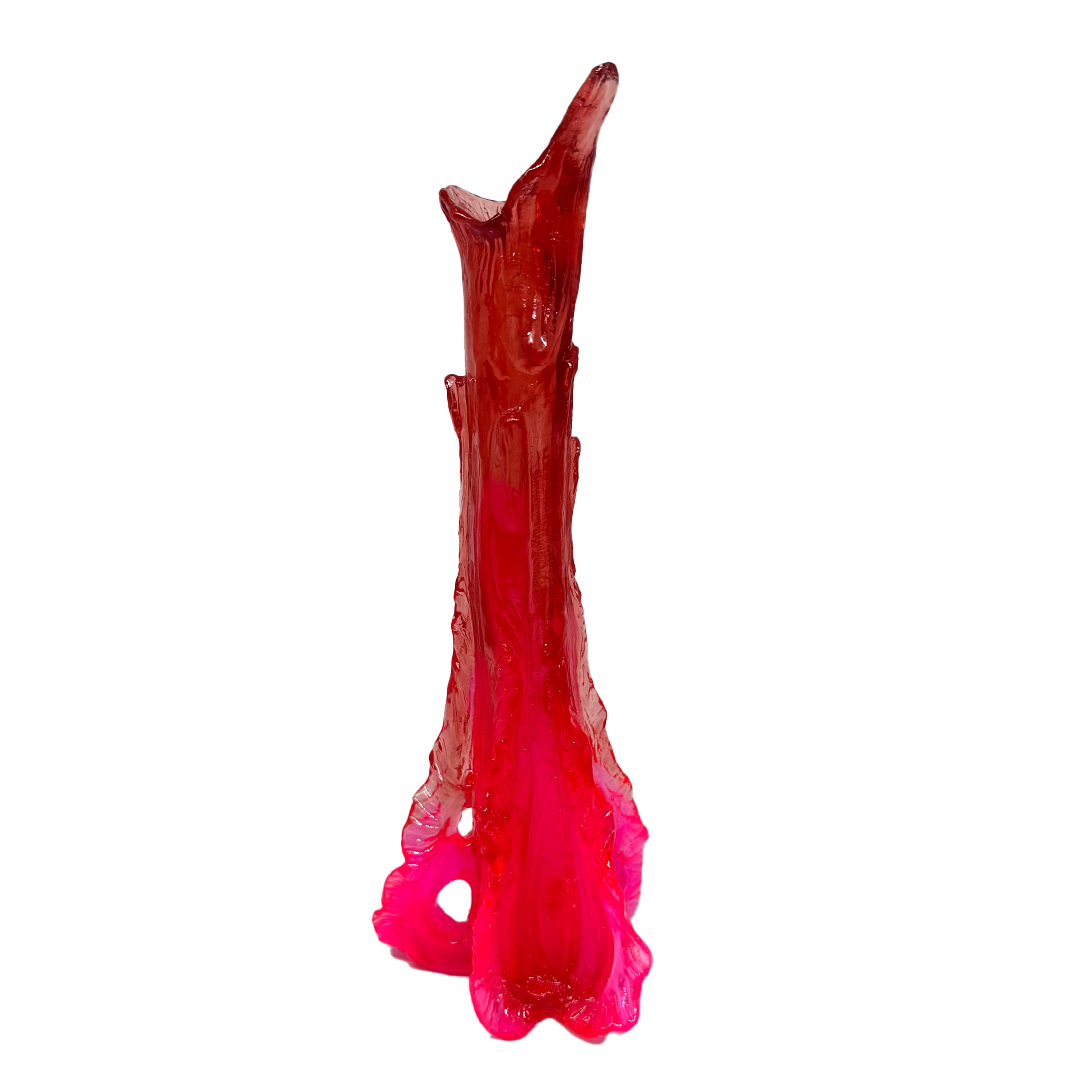 Kate Rohde Small Nouveau Bud Vase - Garnet