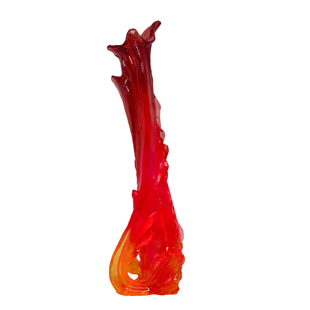 Kate Rohde Large Nouveau Bud Vase - Flame