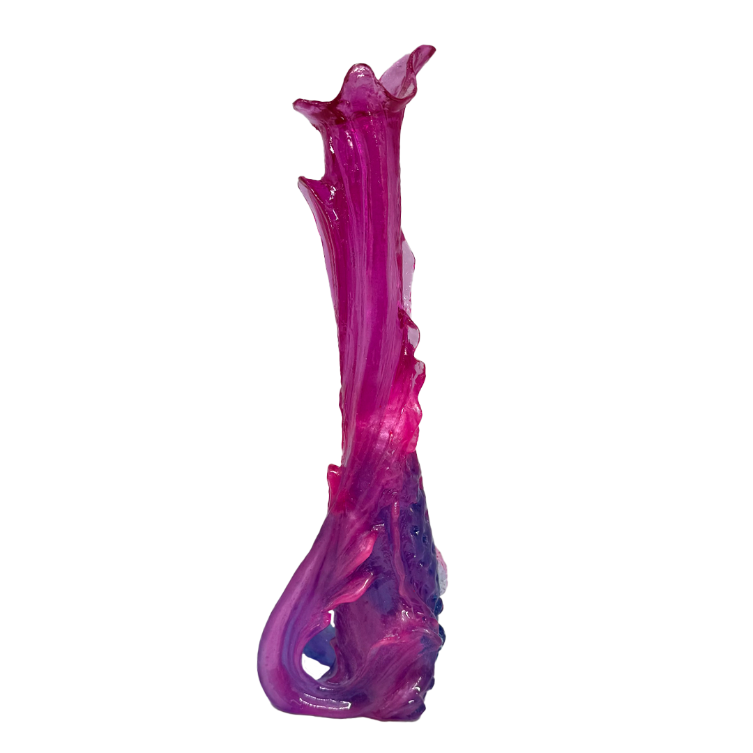 Kate Rohde Large Nouveau Bud Vase - Magenta/Purple