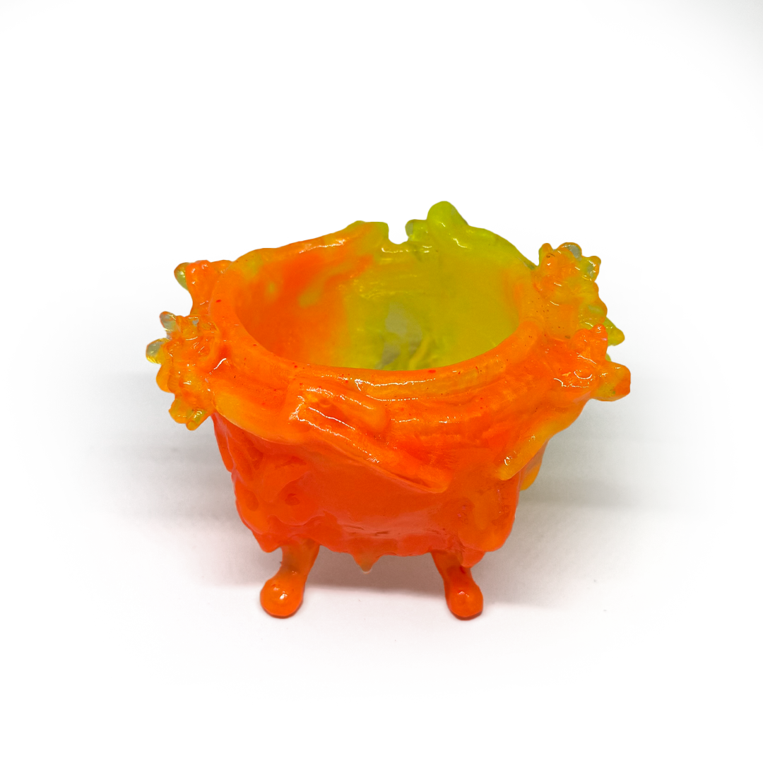 Kate Rohde Small Paw Bowl - Orange/Yellow
