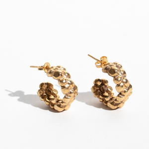 Kira Edwards Bubble Earrings 18 Carat Gold Plated