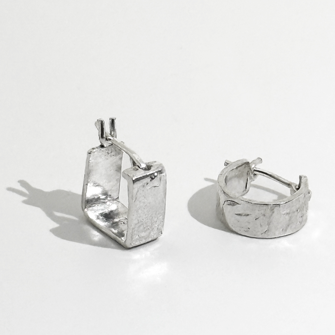 Kira Edwards Melt Earrings Sterling Silver