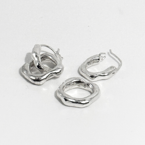 Kira Edwards Mr Squiggle Earrings Sterling Silver