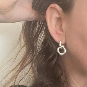 Kira Edwards Mr Squiggle Earrings Sterling Silver