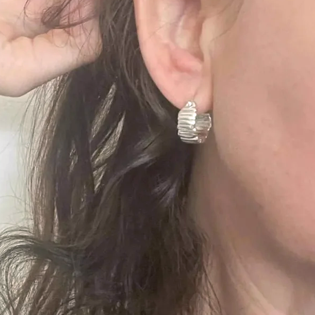 Kira Edwards Timeline Earrings Sterling Silver