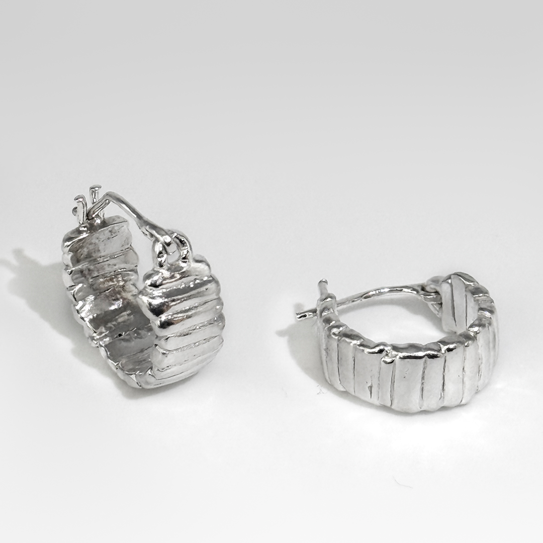 Kira Edwards Timeline Earrings Sterling Silver