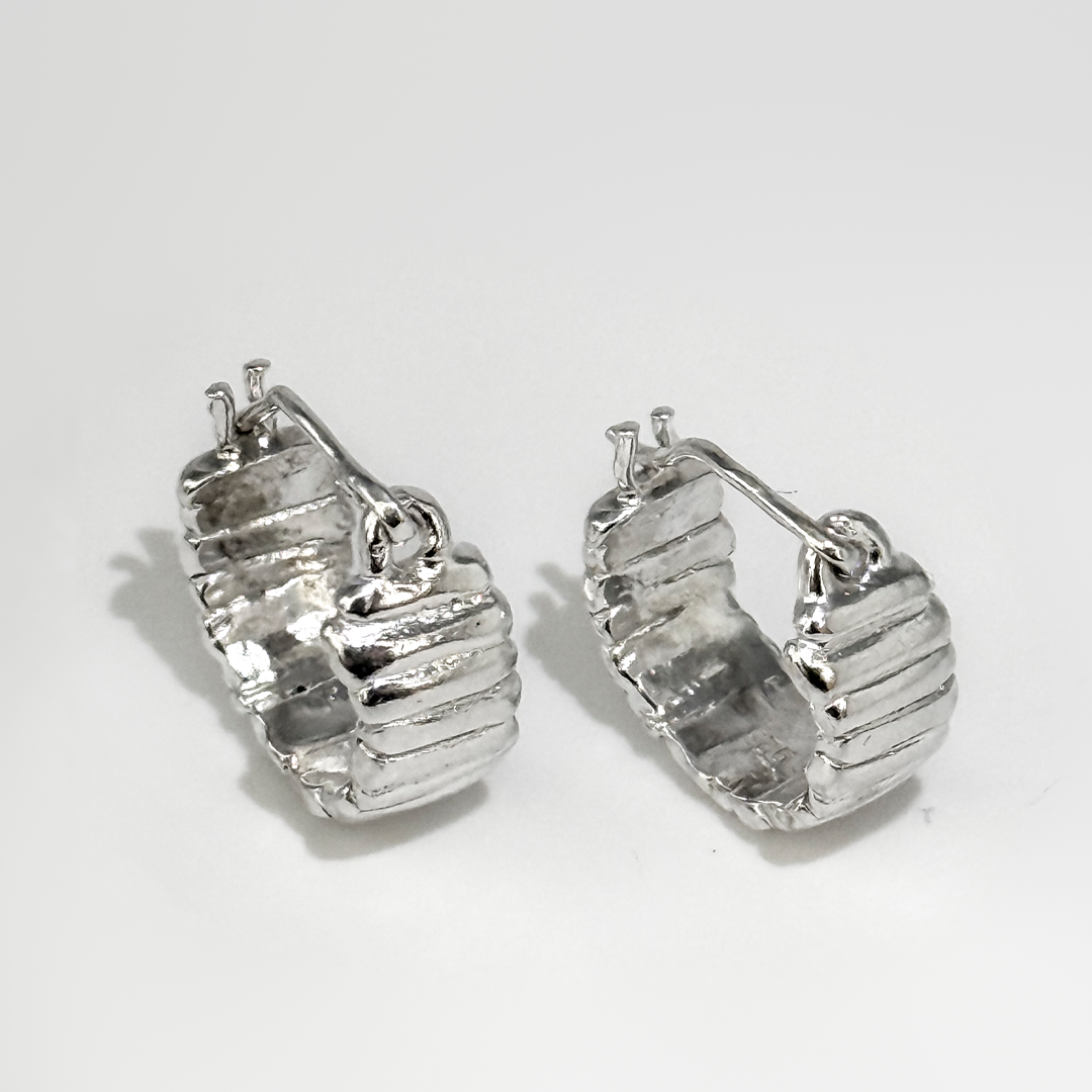 Kira Edwards Timeline Earrings Sterling Silver