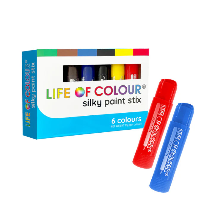 Life of Colour Classic Colours Silky Paint Stix - Set of 6