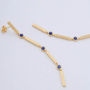 Miro Miro Edie Earrings Gold/Lapis Lazuli