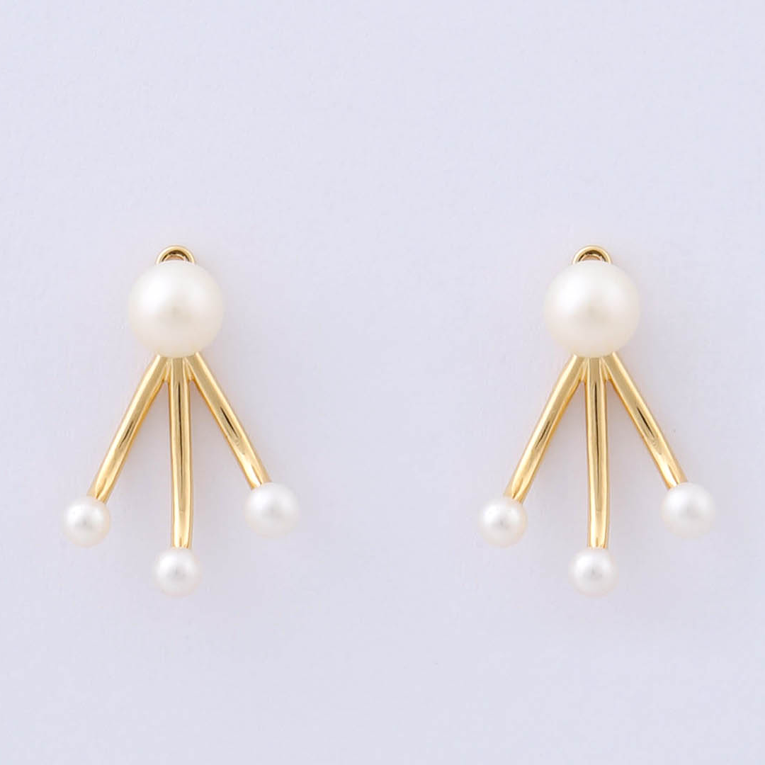 Miro Miro Orlo Earrings Gold/Pearl