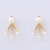 Miro Miro Orlo Earrings Gold/Pearl