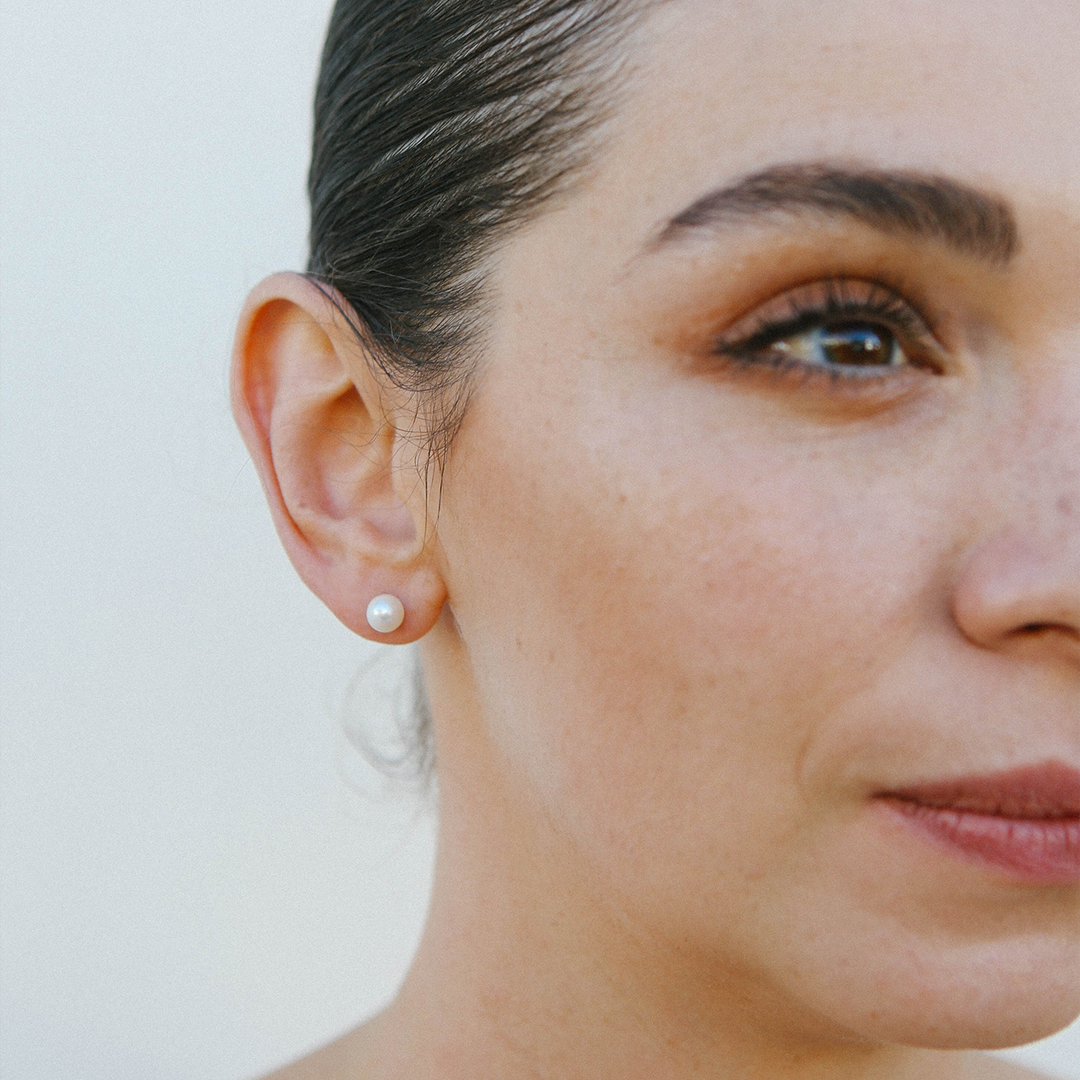 Miro Miro Orlo Earrings Gold/Pearl