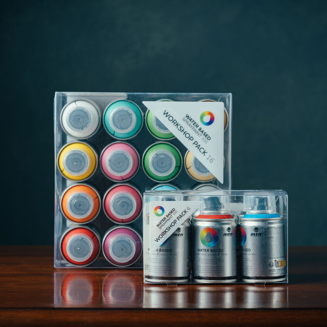 MTN Water Based 100ml Workshop Pack - 16 Cans