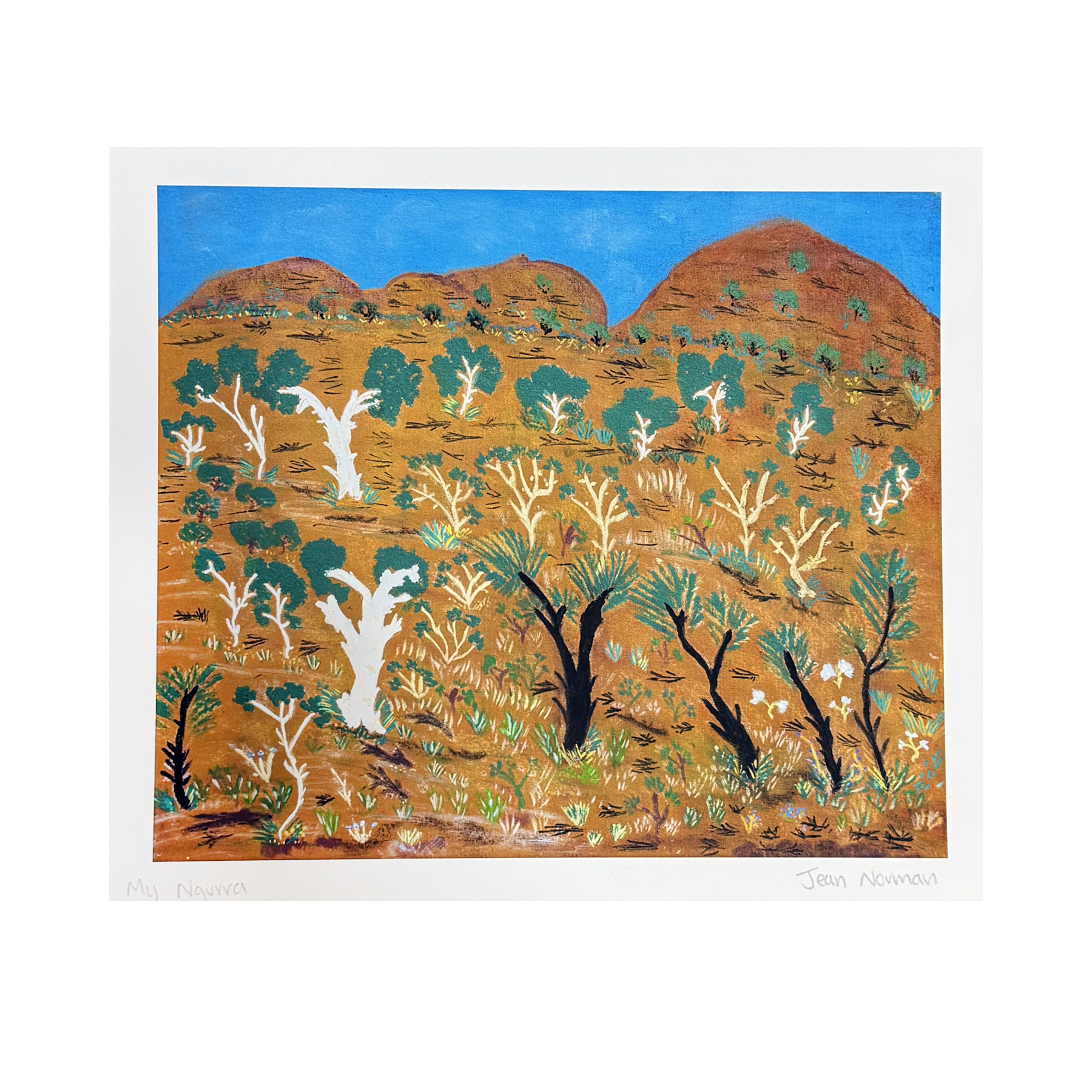 Juluwarlu Group Print My Ngurra by Jean Norman