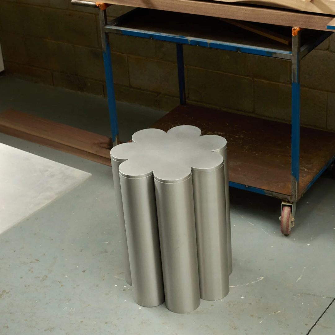 Remington Matters Wolpers Side Table - Scotched Aluminium
