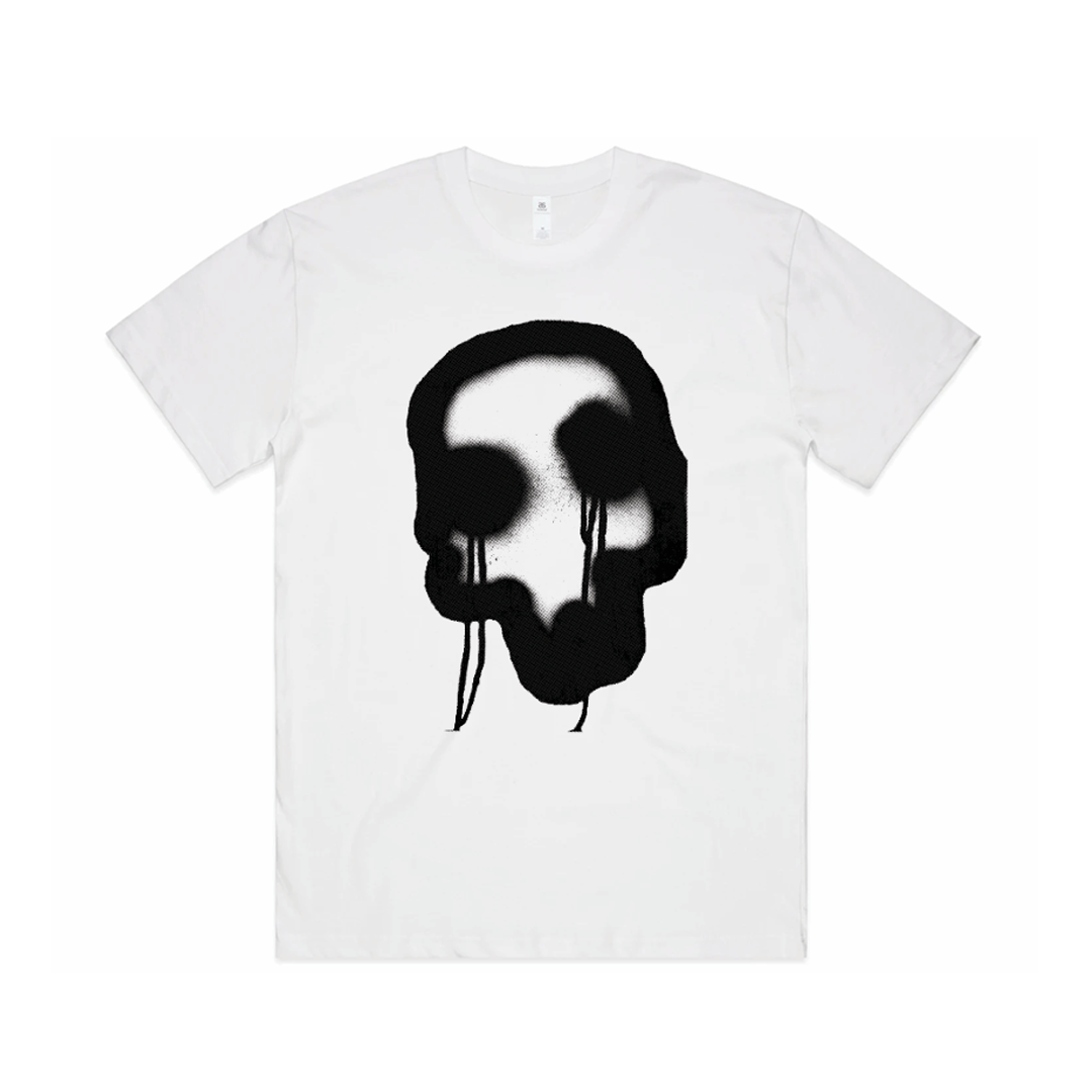 AGWA x NMTafe x Stormie Mills Tee - Spray Skull