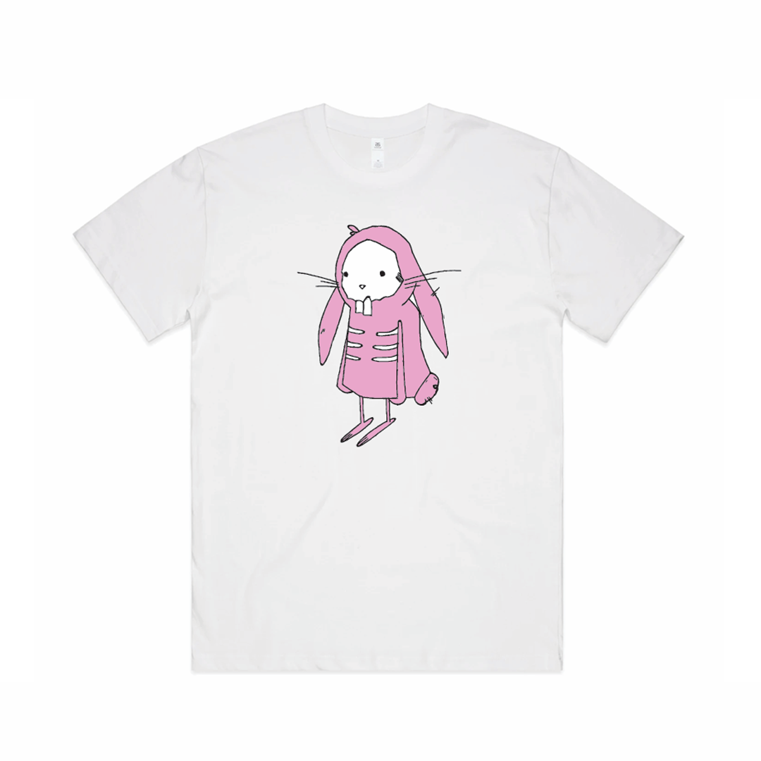 AGWA x NMTafe x Stormie Mills Tee - Pink Bunny