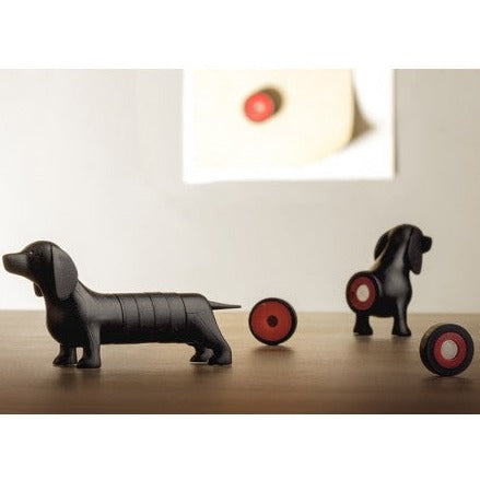 Qualy Dachshund Dog Magnet Set (6pce)